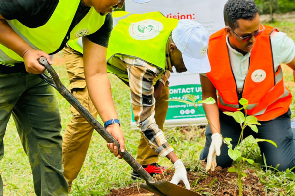 Tree planting initiative during Mazingira Day held on 10th Oct, 2024